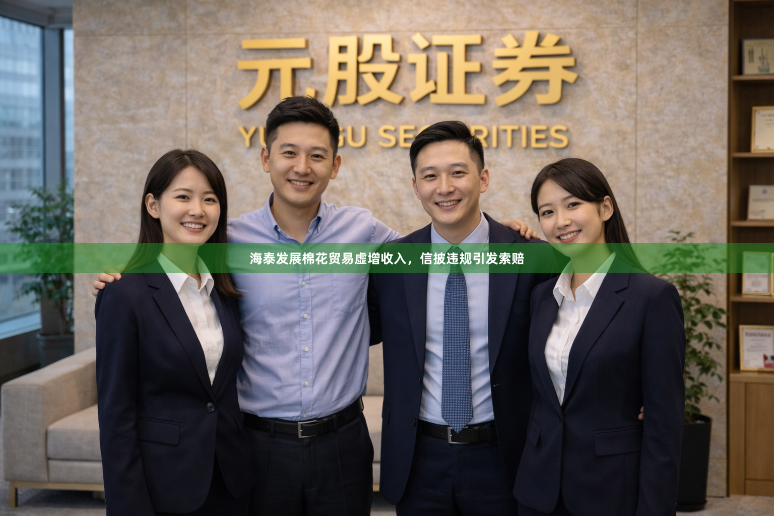 海泰发展棉花贸易虚增收入，信披违规引发索赔