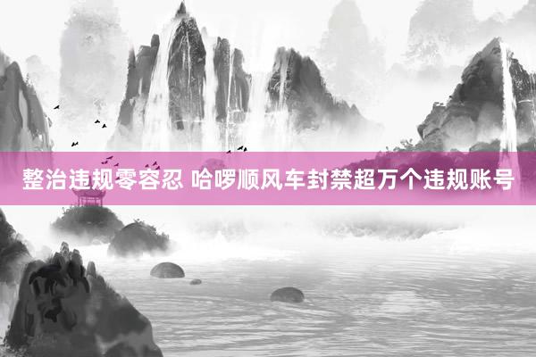 整治违规零容忍 哈啰顺风车封禁超万个违规账号
