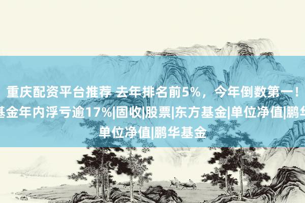 重庆配资平台推荐 去年排名前5%,今年倒数第一!这只基金年内浮亏逾17%|固收|股票|东方基金|单位净值|鹏华基金